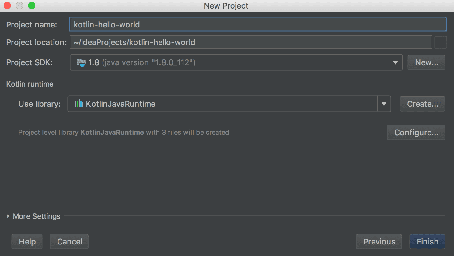 Hello World, Kotlin